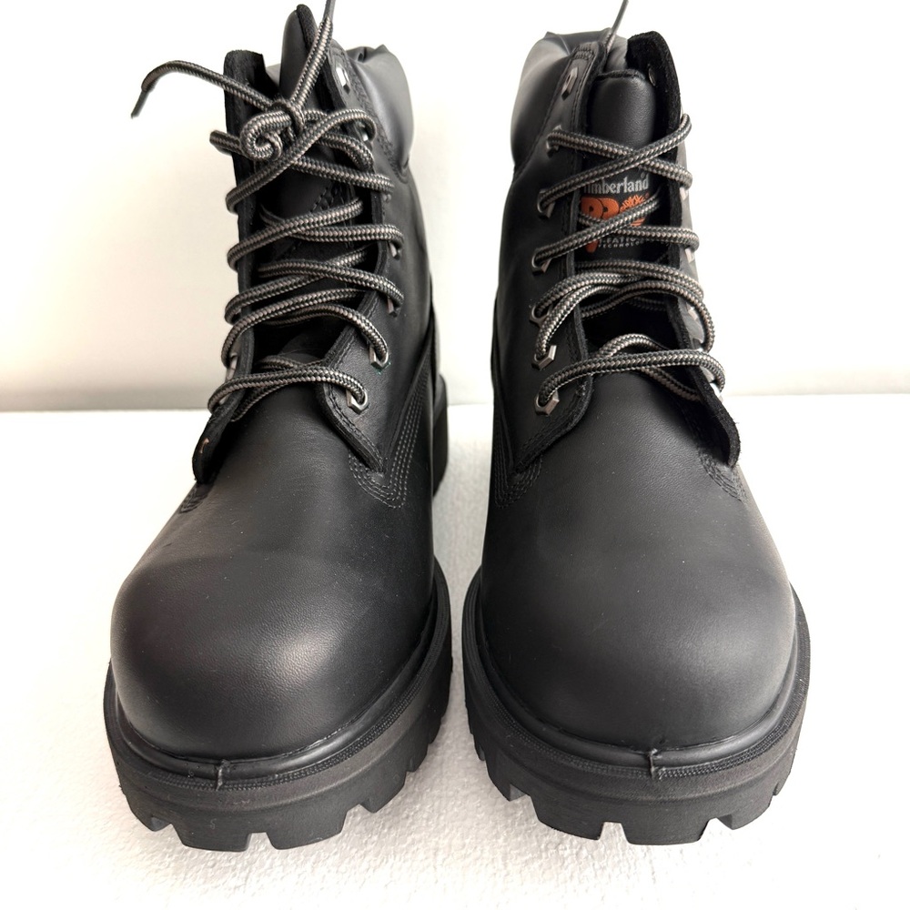 Timberland PRO Boots: Men's 26036 Black Insulated Waterproof Work Boots - Size 9